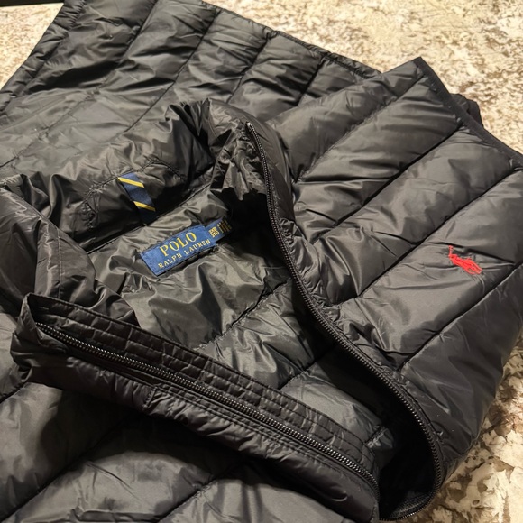 Polo Ralph Lauren Men’s Quilted Down Vest – Black – Size 3XB (Big & Tall) - Picture 5 of 17